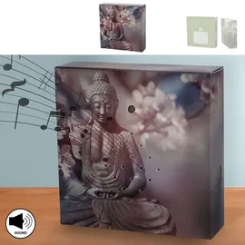 Cepewa Soundbox mit Bewegungsmelder | Natur- und Wellnessklänge 12x12cm