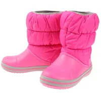 Crocs winter puff boot, Electric Pink Light Grey, 23-24 EU