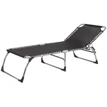 jan kurtz Fiam Amigo XXL Dreibeinliege 207 x 75 x 40 cm schwarz klappbar