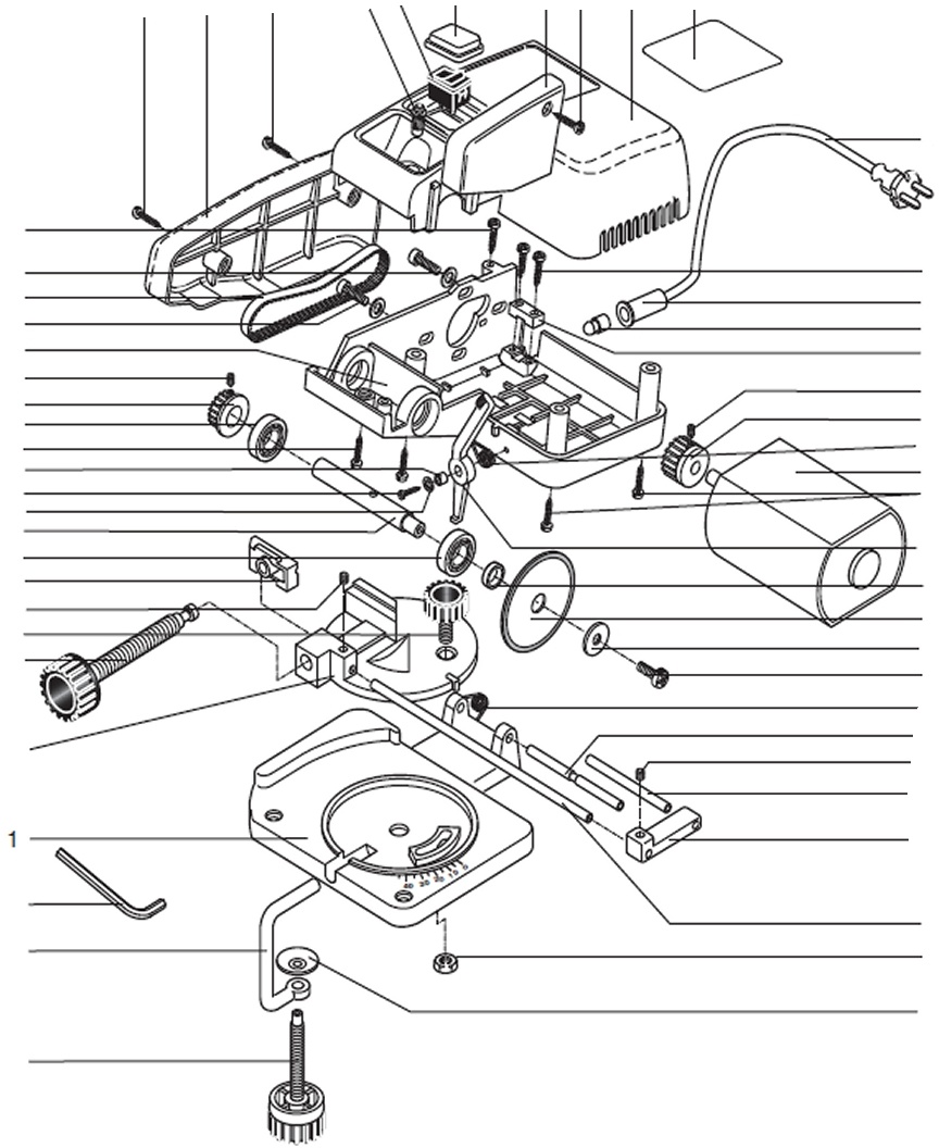 PROXXON 27150-01 Gerätefuss Kappgerät KG50