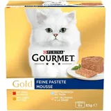 PURINA GOURMET Gold Feine Pastete Katzenfutter nass (8 x 85g)