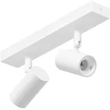 ledscom.de Deckenleuchte FARE, 2-flammig, weiß matt, 2x E27 max. 60W