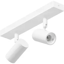 ledscom.de Deckenleuchte FARE, 2-flammig, weiß matt, 2x E27 max. 60W