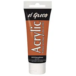 KREUL el Greco Acrylfarbe siena gebrannt 75,0 ml