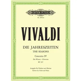 faber music gmbh Die vier Jahreszeiten: Konzert für Violine, Streicher und Basso continuo f-Moll op. 8 Nr. 4 RV 297 "Der Winter"