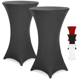 DETEX Stehtischhusse 2er-Set Anthrazit Ø60cm