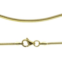 Firetti Collierkettchen »Schmuck Geschenk Gold 333 Halsschmuck Halskette Goldkette Schlangen«, Made in Germany