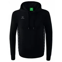 Erima Essential Team Kapuzensweat, schwarz, M