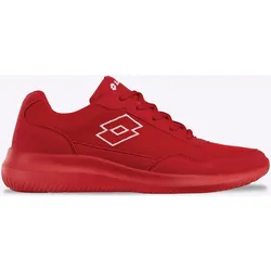 Sneaker LOTTO, Gr. 48, rot (rot, weiß), Textil, Synthetik, sportlich, Schuhe, - besonders leicht & bequem