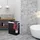 Relaxdays Wäschekorb Bambus mit Deckel, rechteckiger Wäschesammler, 2 Fächer, 95 l Volumen, faltbare Wäschebox, natur