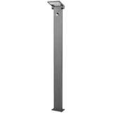 LUCANDE Außenleuchte Aluminium 100,0 cm inkl. Bewegungsmelder Schwarz