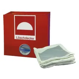 Gramm medical Löschdecke im Metallbehälter