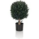 HJH Office Kunstpflanze BUXUS 65 cm Grün