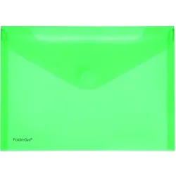FolderSys PP-Umschlag A5quer grün transparent