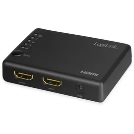 Logilink HDMI-Splitter 1x4-Port, 4K/30 Hz, HDCP CEC, slim,