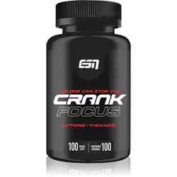 ESN Crank Focus Kapseln zur Unterstützung der sportlichen Leistung und Konzentration 100 KAP