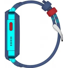 TCL Movetime Family Watch MT42X 4G 48,50 mm Kunststoffgehäuse Blau Sportarmband Blau M