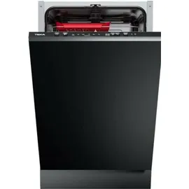 Teka DFI 44800 Geschirrspüler (vollintegrierbar, 450 mm, Schwarz)