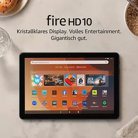 Amazon Fire HD 10 Tablet (2023) WiFi 32 GB mit Werbung Schwarz