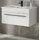 furn.design Waschbeckenunterschrank 80 x 43 cm Weiß Hochglanz