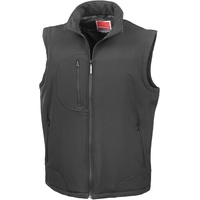 Result Softshell Bodywarmer, black, M