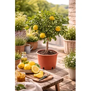 Blumen-Senf Yuzu Pflanze Citrus x junos 70-100 cm winterhart bis -12°C veredelt frostharte japanische Zitrone Zitruspflanze Garten Balkon