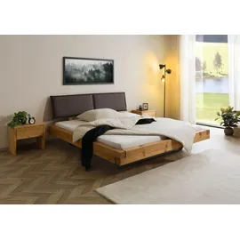MASSIVMOEBEL24.DE Fichtelberg 200 x 200 cm Braun