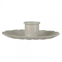 ib laursen Kerzenhalter Blume Metall Grau