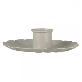 ib laursen Kerzenhalter Blume Metall Grau