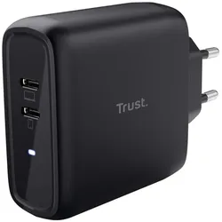 Trust Maxo Duales 65 W USB-C-Ladegerät - Schwarz EU