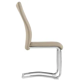 CARO-Möbel Esszimmerstuhl braun Textil, Mode, 42x98x60 cm, Esszimmer, Stühle, Esszimmerstühle, Vierfußstühle