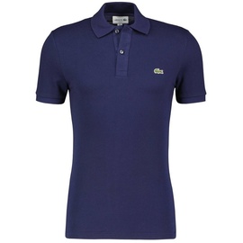 Lacoste L.12.12 Slim Fit Petit Piqué Cotton Polo Shirt navy blue XL