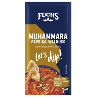 Fuchs Gewürze - Let's dip! Muhammara Paste Gewürzzubereitung, Gewürz für arabische Walnuss-Paprika-Dip, 10 g im Beutel