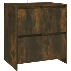 vidaXL Sideboard Räuchereiche 70x41x75 cm Holzwerkstoff