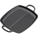 Le Creuset Signature Grillplatte rechteckig 30 cm schwarz