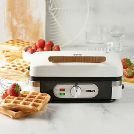 DOMO collection DOMO SANDWICH-WAFFEL-GRILL 3-IN-1 POWDER WHITE Sandwichmaker Weiß