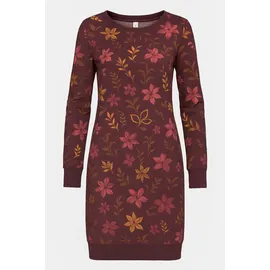 Ragwear Sweatkleid Blumen Rot 34