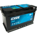 Autobatterie Exide EK800 AGM 12V 80Ah 800A Start-Stop Starterbatterie