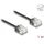 DeLock 80371 RJ45 Patchkabel CAT 6 U/UTP UTP Ultra Slim 1 m Schwarz