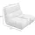 KAWOLA Drehsessel VIVIEN Cord 80 x 90 x 90 cm Grau drehbar