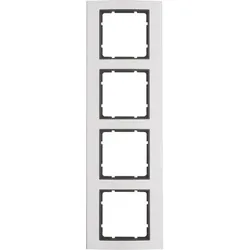 Berker 10143004 Rahmen 4fach B.3 Alu/anthrazit