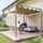 Outsunny Pergola 2,99 x 2,96 m Grau