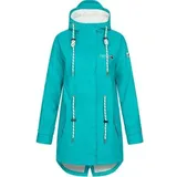 DEPROC ACTIVE Regenjacke Friesennerz ELLESMERE WOMEN, Größe 36 in Blau turquoise