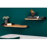 Riess-Ambiente Wandregal 2er Set 60 x 0 x 0 cm Schwarz
