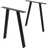 ML-Design Tischbeine Schwarz Metall A-Form, 60x72x8 cm, Esszimmer, Tische, Esstische, Tischsysteme, Tischgestell