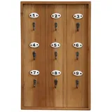 Chic Antique Schlüsselbrett 9 Haken H40cm Schlüsselhaken Schlüsselboard