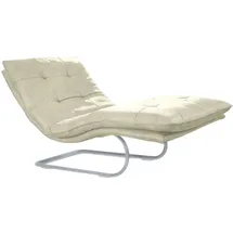 W.Schillig Relaxliege daily dreams 95 x 91 x 170 cm Beige mit Kissen