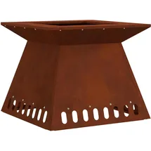 vidaXL Feuerstelle Ø 40 cm Braun