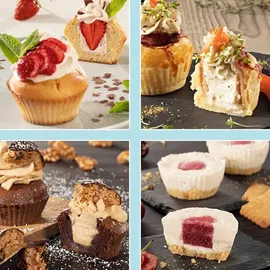 CUCAP Backblech für Muffins & Cupcakes 2-tlg.mit Zentrierhilfe