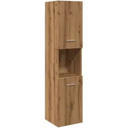 Bad-Hängeschrank Artisan-Eiche 30x30x130 cm Holzwerkstoff